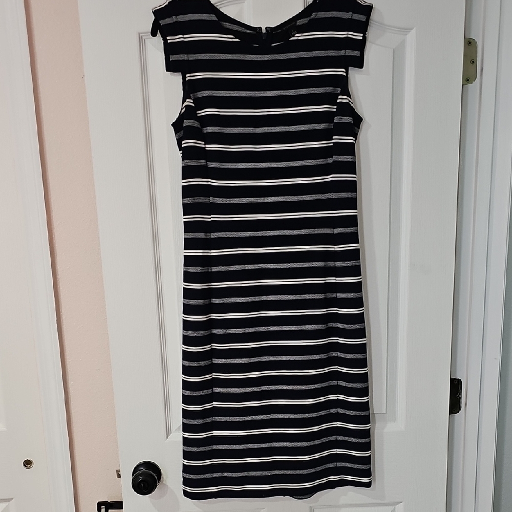 5/$80 Striped Black and White Women's Dress